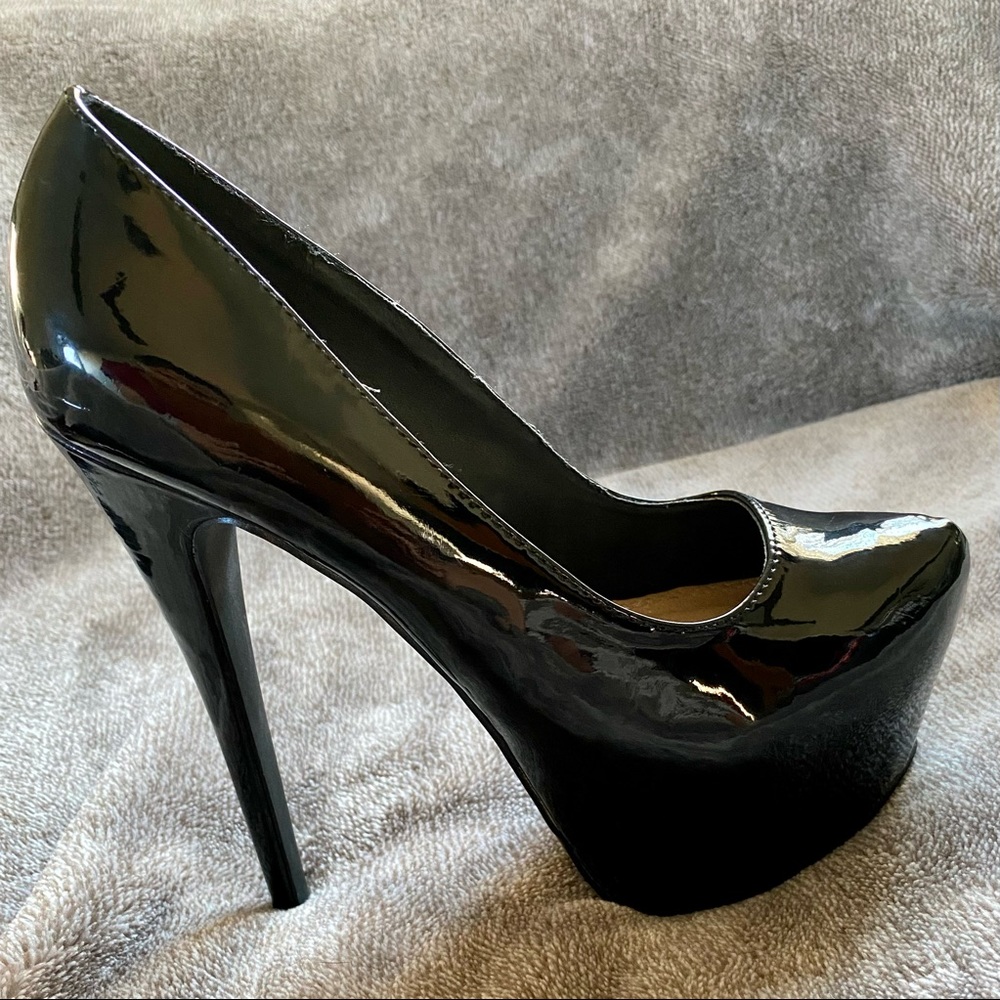 Black Platform Heels Pumps Size 7